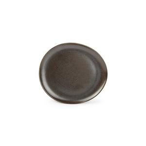 Mikasa Hospitality 5314563 F2D Black Porcelain 9.8in x 9.1in Coupe Plate - 18 Each 