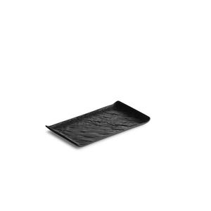 Mikasa Hospitality 5315168 Chic Black Porcelain 10in x 5.9in Plate - 2dz 