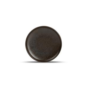 Mikasa Hospitality 5315313 F2D Black Porcelain 5.9in Dia. Coupe Plate - 6 Each 
