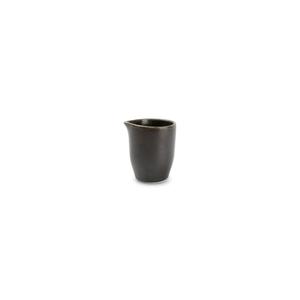 Mikasa Hospitality 5315326 F2D Black Porcelain 2.9oz Creamer - 6 Each 