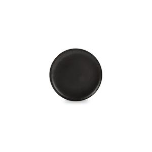 Mikasa Hospitality 5315327 F2D Black Porcelain 9.5in Dia. Coupe Plate - 16 Each 