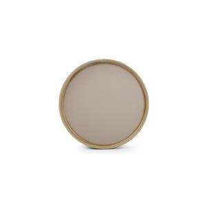Mikasa Hospitality 5315388 F2D Brown Porcelain 9.5in Dia. Coupe Plate - 16 Each 