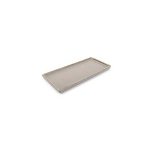 Mikasa Hospitality 5315389 F2D Brown Porcelain 8.7in x 9.9in Platter - 2dz 