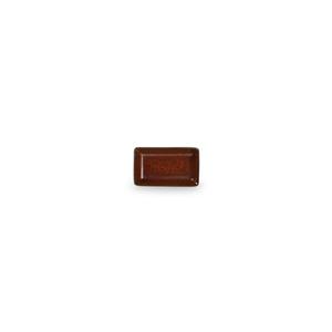 Mikasa Hospitality 5315573 F2D Red Porcelain 4.7in x 2.8in Platter - 4 Each 