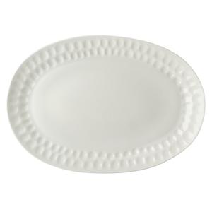 Mikasa Hospitality 5316692 Malet White Bone China 7.1in x 10.2in Platter - 2dz 