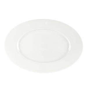 Mikasa Hospitality 5319399 Tendre White Bone China 8.8in Oval Plate 