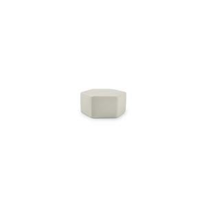Mikasa Hospitality 5320792 Chic White Porcelain 3.15in x 2.95in x 1.57"H Platform Plate 