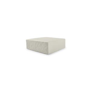 Mikasa Hospitality 5320796 Chic White Porcelain 6.3in x 6.3in x 1.97"H Platform Plate 