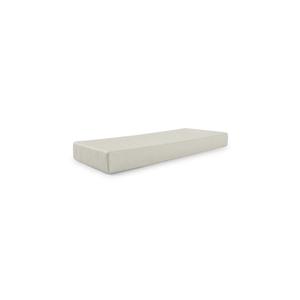Mikasa Hospitality 5320799 Chic White Porcelain 4.72in x 11.81in x 1.18"H Platform Plate 