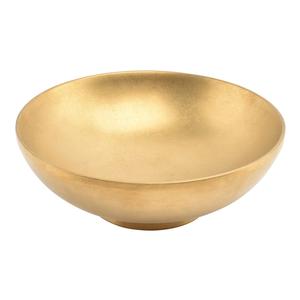 Mikasa Hospitality 5322282 F2D Stainless Steel 33.8 oz. Bowl w/ Gold Finish - 3 Doz