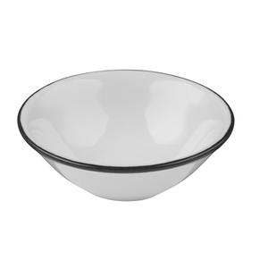 Mikasa Hospitality 5324463 ID Fine Modest Black Fine China 14.2 oz. Bowl - 1 Doz