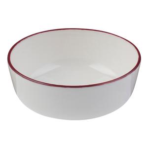 Mikasa Hospitality 5324883 ID Fine Modest Maroon Fine China 5 oz. Bowl - 1 Doz