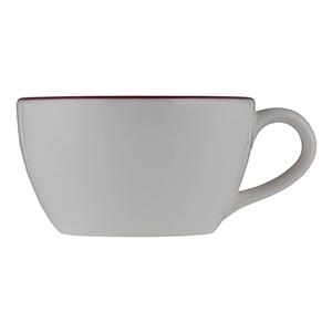 Mikasa Hospitality 5324887 ID Fine Modest Maroon Fine China 9 oz. Cup - 1 Doz