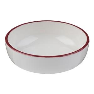 Mikasa Hospitality 5324888 ID Fine Modest Maroon Fine China 15 oz. Bowl - 1 Doz