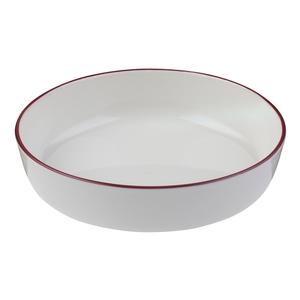Mikasa Hospitality 5324895 ID Fine Modest Maroon Fine China 40 oz. Bowl - 6 Each