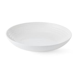 Mikasa Hospitality 5325787 Terrace White Bone China 11in Dia. Coupe Plate 