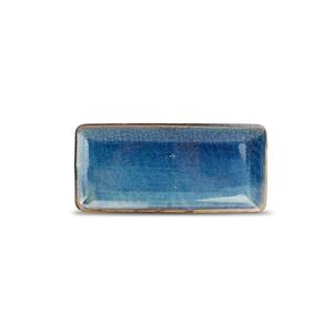 Mikasa Hospitality 5344997 F2D Nova Blue Porcelain 12in x 5.5in Oval Platter - 16 Each 
