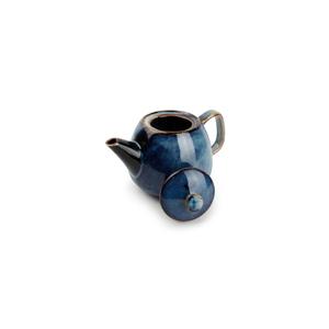 Mikasa Hospitality 5344999 F2D Nova Blue Porcelain 27.1oz Teapot - 1dz 