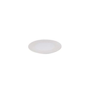 Mikasa Hospitality 5349977 F2D White Brass Porcelain 10.7in Coupe Plate - 1dz 