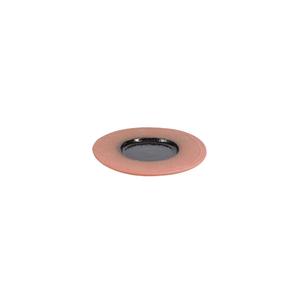 Mikasa Hospitality 5351295 Ash Ferro Porcelain 10.2in Dia. Wide Rim Plate - 4 Each 