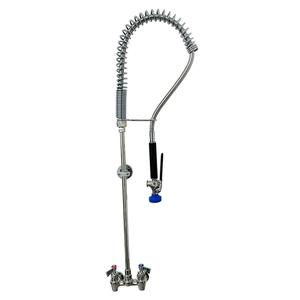 Fisher 53899 Stainless Steel 4in Backsplash Pre-Rinse Unit with Check Stems 