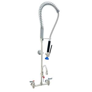 Fisher 54631 8in Wall-Mount Spring Pre-Rinse Unit with 14in Add-On Faucet 