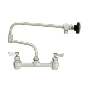Fisher 54801 8in Wall-Mount Faucet with 12in Swing Spout & Lever Handles 