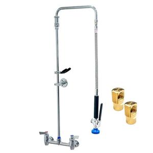 Fisher 55410 8in Backsplash Swivel Pre-Rinse Unit with 31in Riser & 15in Hose 