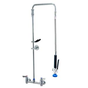Fisher 55450 8in Backsplash Swivel Pre-Rinse Unit with 31in Riser & 15in Hose 