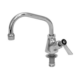 Fisher 58033 Deck-Mount Faucet with 12in Swing Spout & Swivel Stems 