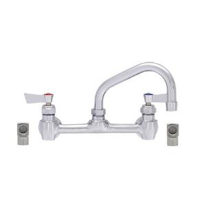 Fisher 61182 8" Backsplash Faucet w/ 6" Swing Spout & Close Elbows