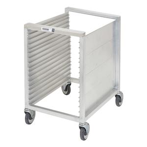 Channel Manufacturing 615 21" x 26" Aluminum Enclosed Bun Pan Rack w/ 1.5" Spacing