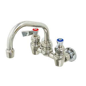 Fisher 61913 4in Backsplash Faucet with 14in Swing Spout & Swivel Stems 