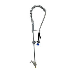 Fisher 68004 Single Deck-Mount Swivel Pre-Rinse Unit with 1/2in Swivel Stems 