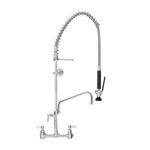 Fisher 68128 Stainless Steel Spring Pre-Rinse Unit with 12in Add-On Faucet 