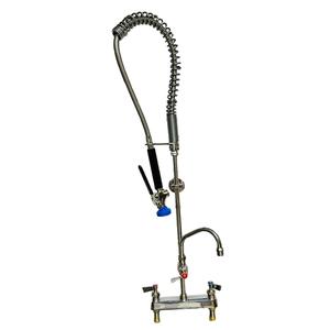 Fisher 68276 8in Deck-Mount Spring Pre-Rinse Unit with 14in Add-On Faucet 