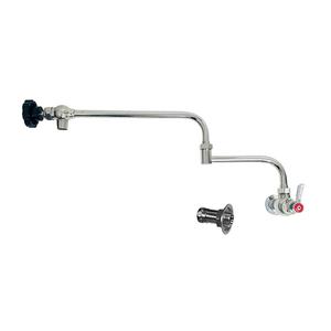Fisher 69183 Single Wall-Mount Pot Filler Unit with 12in Swing Spout 