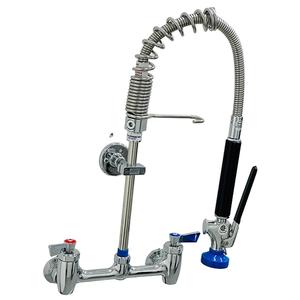 Fisher 70000 8in Backsplash Low-Profile Mini Spring Pre-Rinse Assembly 