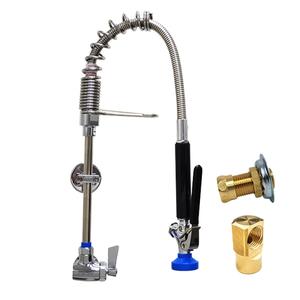 Fisher 70080 Single Wall-Mount Low-Profile Spring Pre-Rinse Assembly 