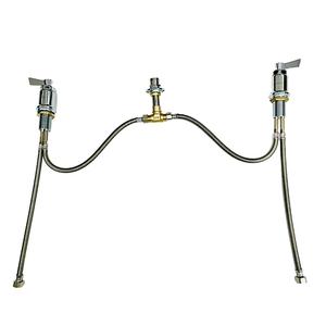 Fisher 70170 Deck-Mount Lavatory Control Valve & Lever Handles 