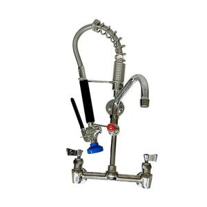 Fisher 74791 8in Backsplash Spring Pre-Rinse Unit with 12in Add-On Faucet 