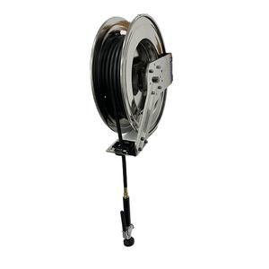 Fisher 75395 Exposed Hose Reel Assembly with 600in 3 Ply Hose & Spray Gun 