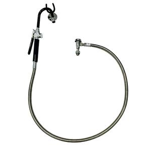 Fisher 75570 Pot Filler Unit with 96in Food Grade Hose & Vacuum Breaker 