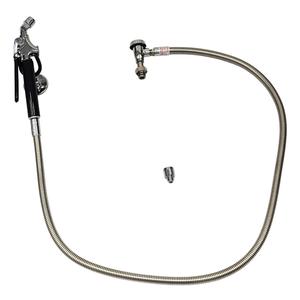 Fisher 75572 Glass Filler Unit with 96in Food Grade Hose & Vacuum Breaker 