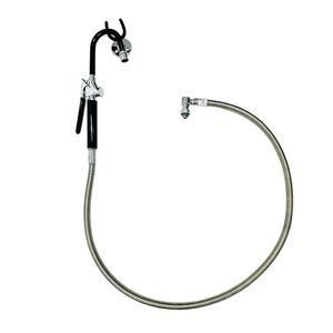 Fisher 75573 Pot Filler Unit with 60in Food Grade Hose & Swivel Elbow 
