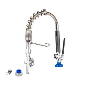 Fisher 75598 Low-Profile Spring Pre-Rinse Unit with 4in Riser & 15in Hose 