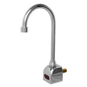 Fisher 76057 Backsplash Automatic Sensor Faucet with 8in Rigid Gooseneck 