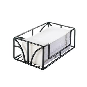 Cal-Mil 808-13 10in x 6in x 4"H Black Wire Countertop Napkin Holder 