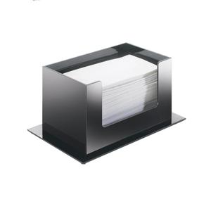 Cal-Mil 952 Classic 10" x 5.5" Black Countertop Paper Towel Holder