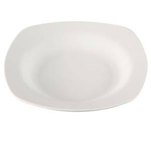 Yanco China Abco Super White Porcelain 26oz Square Pasta Bowl - 1dz - AC-511 